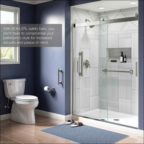 KOHLER Arsdale 16 pollici Maniglione in nichel spazzolato vibrante K-R27238-BN - Foto 2 di 8