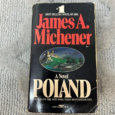 Poland Historical Fiction Paperback Book by James A. Michener Fawcett 1984