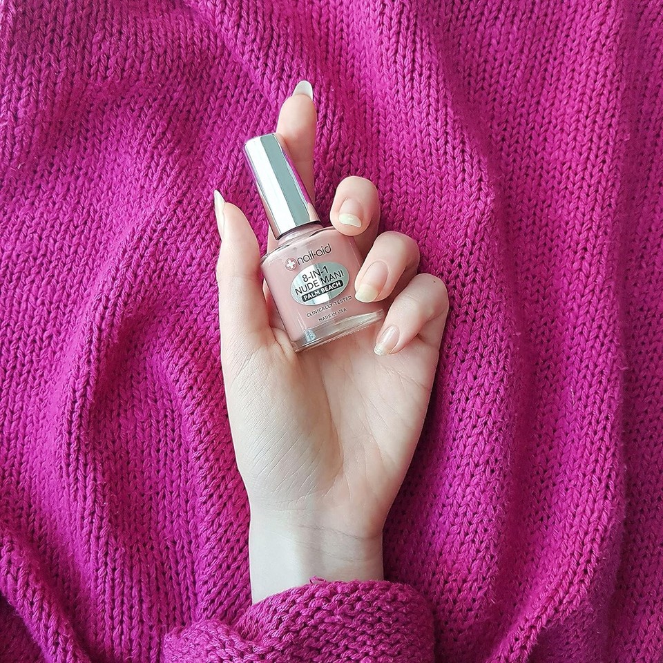 NailAid 8in1 Nude Manicure, French Sheer, 0.55 Fluid Ounce eBay