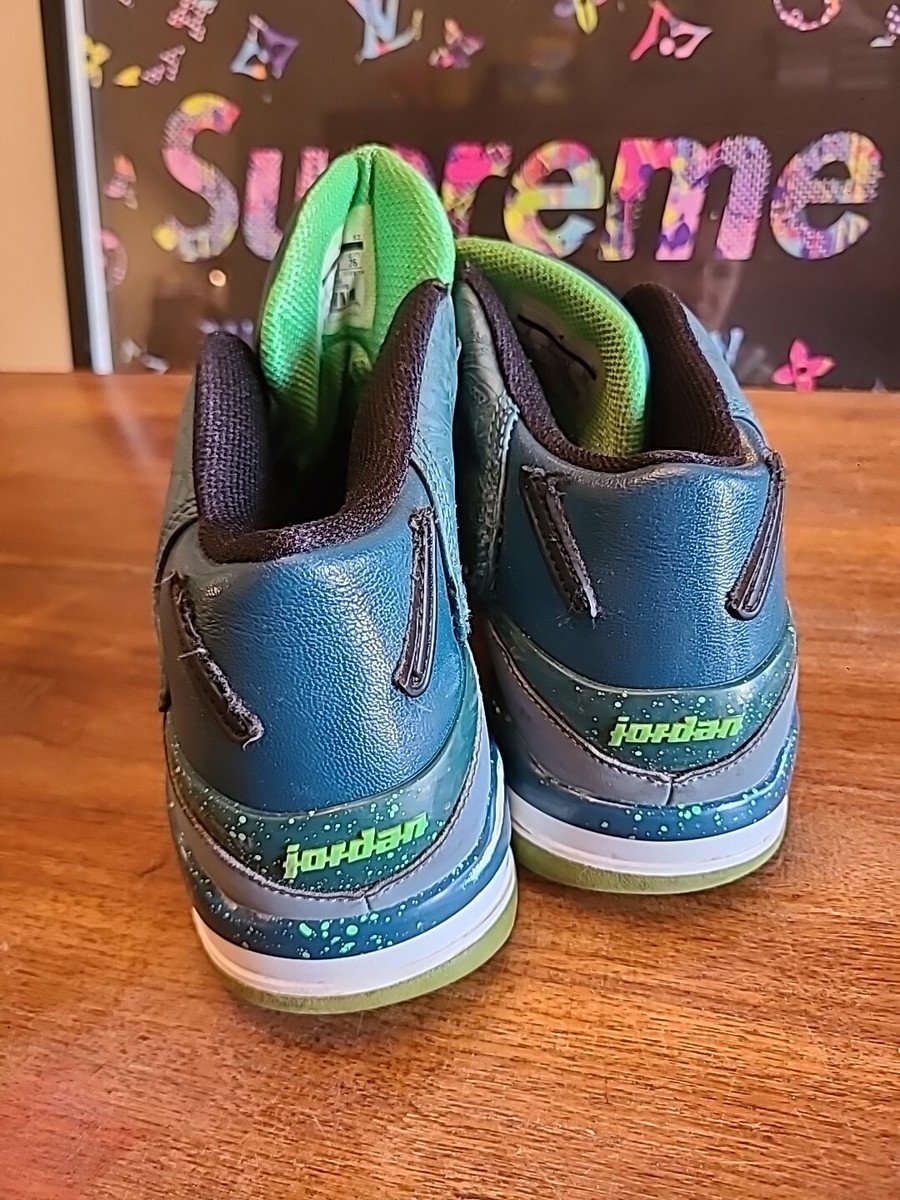Nike Air Jordan Dub Zero‎ Teal 311046-330 US Men Sz 11 Air Jordan Dub Zero Teal Green Blue Graphite Black Men Size  main image 3
