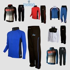Men's Athletic Full Zip Fleece Gym Tracksuit Activewear Sweatsuit