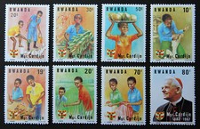 Ruanda, Mi.Nr. 1234-1241 (Jahr 1983) postfrisch