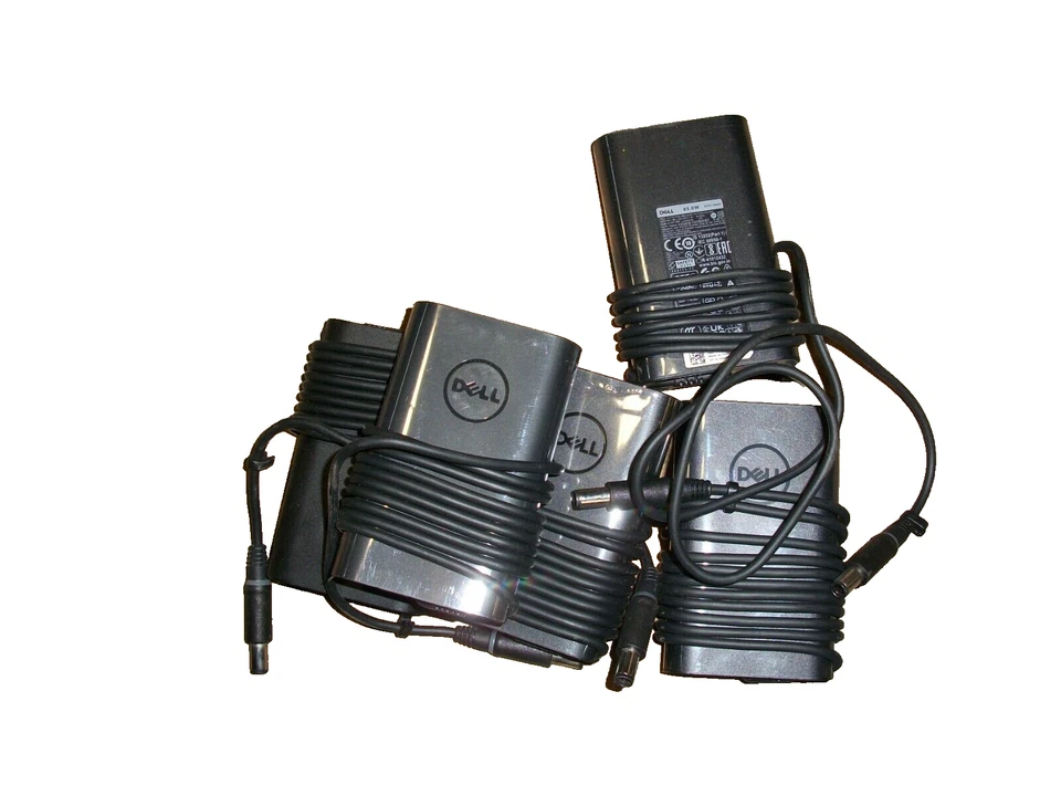LOT OF 50 Dell 65w Laptop AC Power Adapter Chargers (NO ATTACHING POWER CABLE - Image 2 of 2