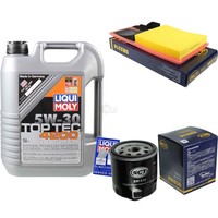 SCT Inspektionspaket 5L Liqui Moly Top Tec 5W-30 FüR VW Golf V 1.4 16V Polo Seat