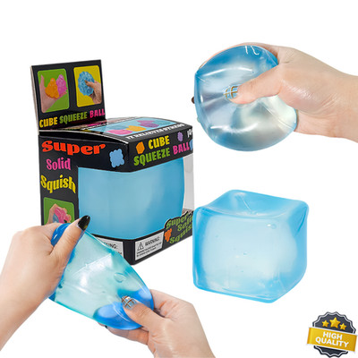 Squishy Nice Cube Stress Relief Sensory Fidget Toy ADHD Anxiety Desk Gadget