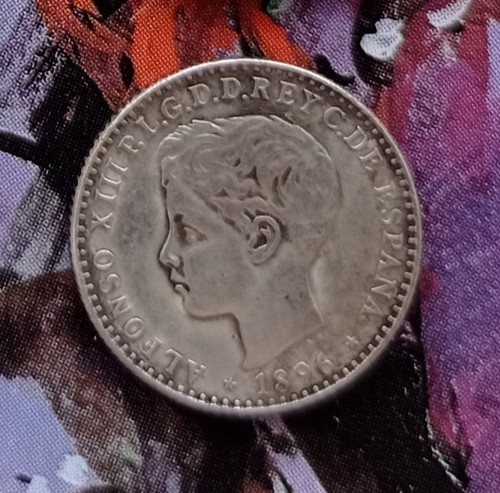 PUERTO RICO COIN - 10 centavos 1896 PGV. Alfonso XIII