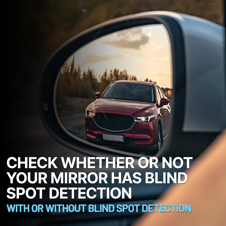 Espejo retrovisor de remolque para Dodge Ram 1500 2002 2009 lado del conductor manual plegable punto ciego Foto 3 de 4