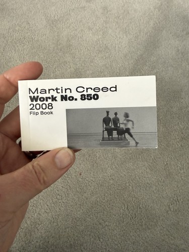 Martin Creed Work No. 850 Flip Book Tate  Britain