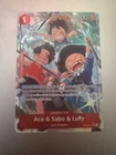 One Piece CCG Ace & Sabo & Luffy (Alternate Art) OP13-007 SR NM/M