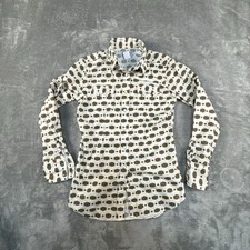 Vintage Rockmount Ranch Wear Western Pearl Snap Shirt Womens S Aztec Cowgirl