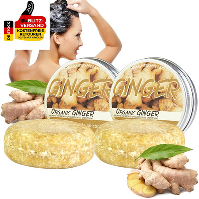 Ginger Hair Regrowth Shampoo Bar, Ingwer Shampoo Seife, Ingwer Haarwuchs Shampoo