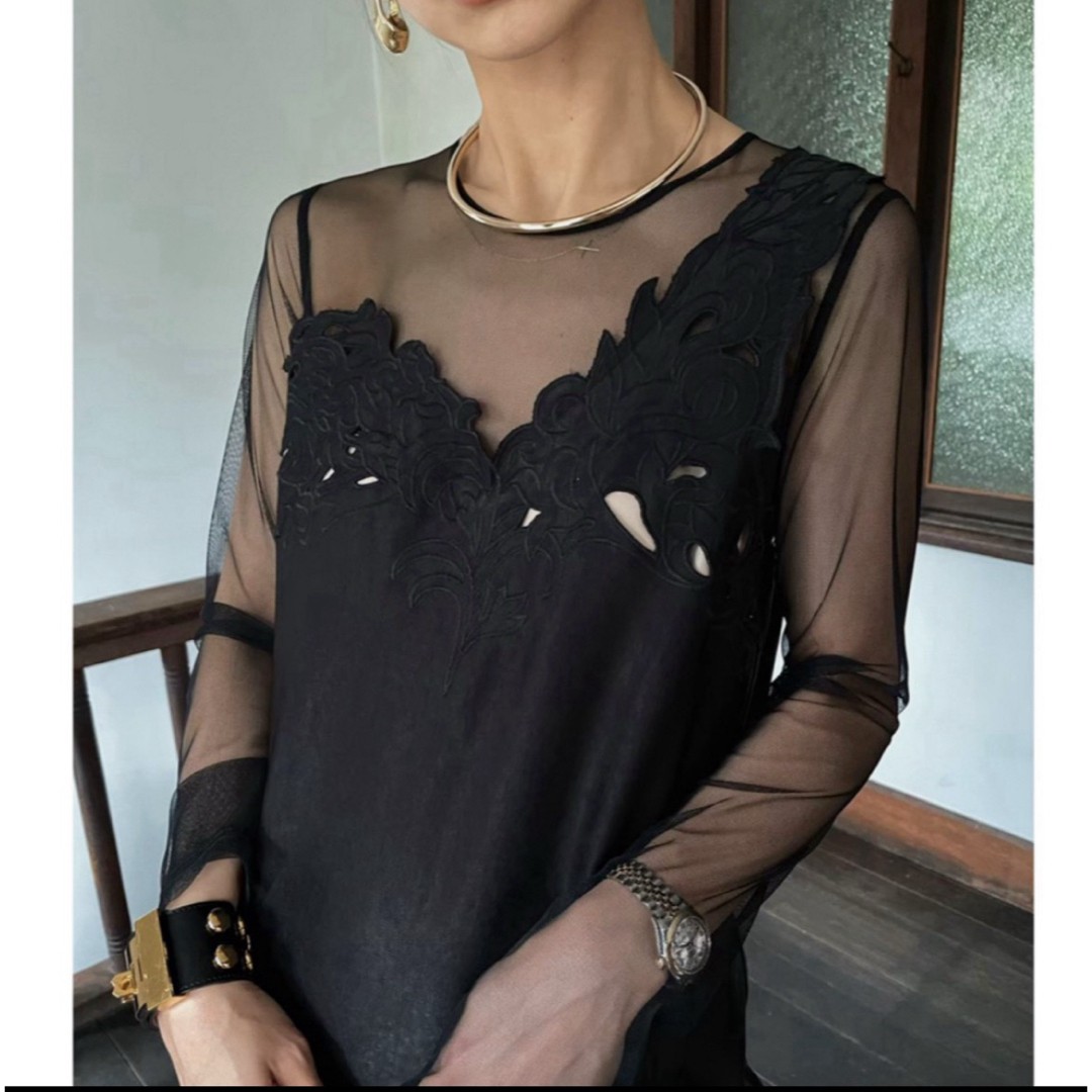 AMERI Renie Cutwork Dress - image 1