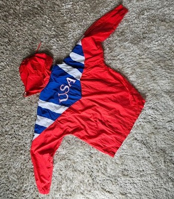 Vintage Adidas USA USMNT windbreaker 90s Size M SOCCER FOOTBALL 