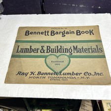RARE 1923 Ray H. Bennett Lumber Co Tonawanda NY BUILDING MATERIALS CATALOG #25