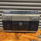 Rare Vintage 1980S Vinyl BoomBox Sharp. VZ-V2 Parts Only Located In United State