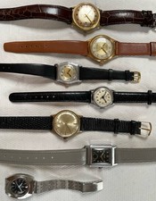 7x mechanische Uhren, ultraschall sauber, gut erhalten, Sammler, Neuteile,Automa