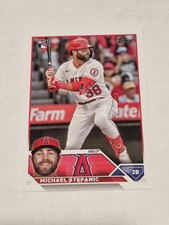 2023 Topps Update Michael Stefanic Rookie Los Angeles Angels #US124