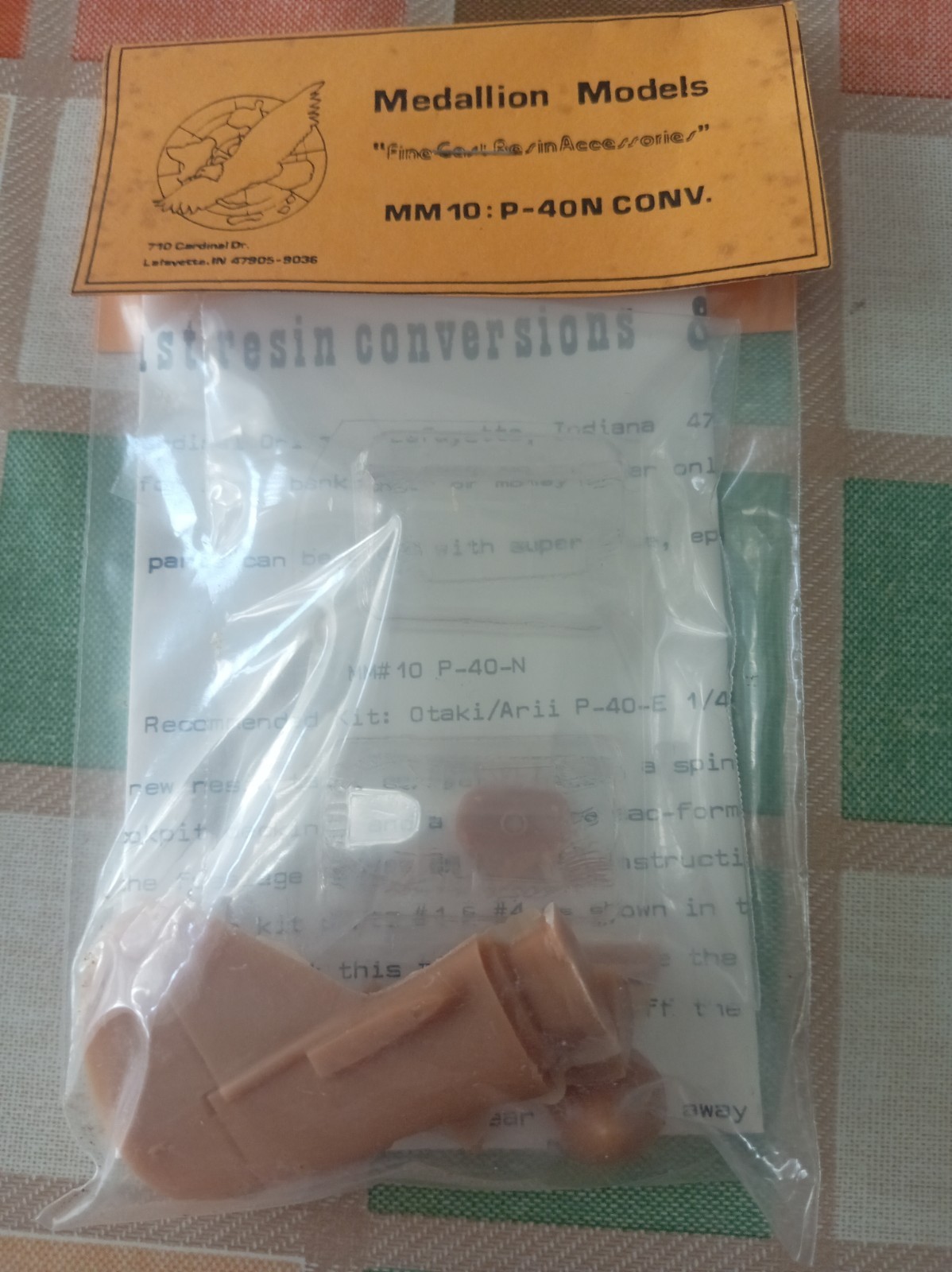 Medallion Models MM10 P-40N Conversion Set 1/48 Resin Vintage - SEALED Da Museo
