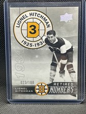 23-24 Boston Bruins Centennial Lionel Hitchman Retired # Exclusives #23/100