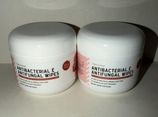 LOT 2 NEW Chew  Heal Dog Wipes Antibacterial  Antifungal 50 Count