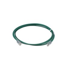 15 ft Panduit UTP28X15GR 28 AWG Copper Cat 6A UTP Patch Cord Green