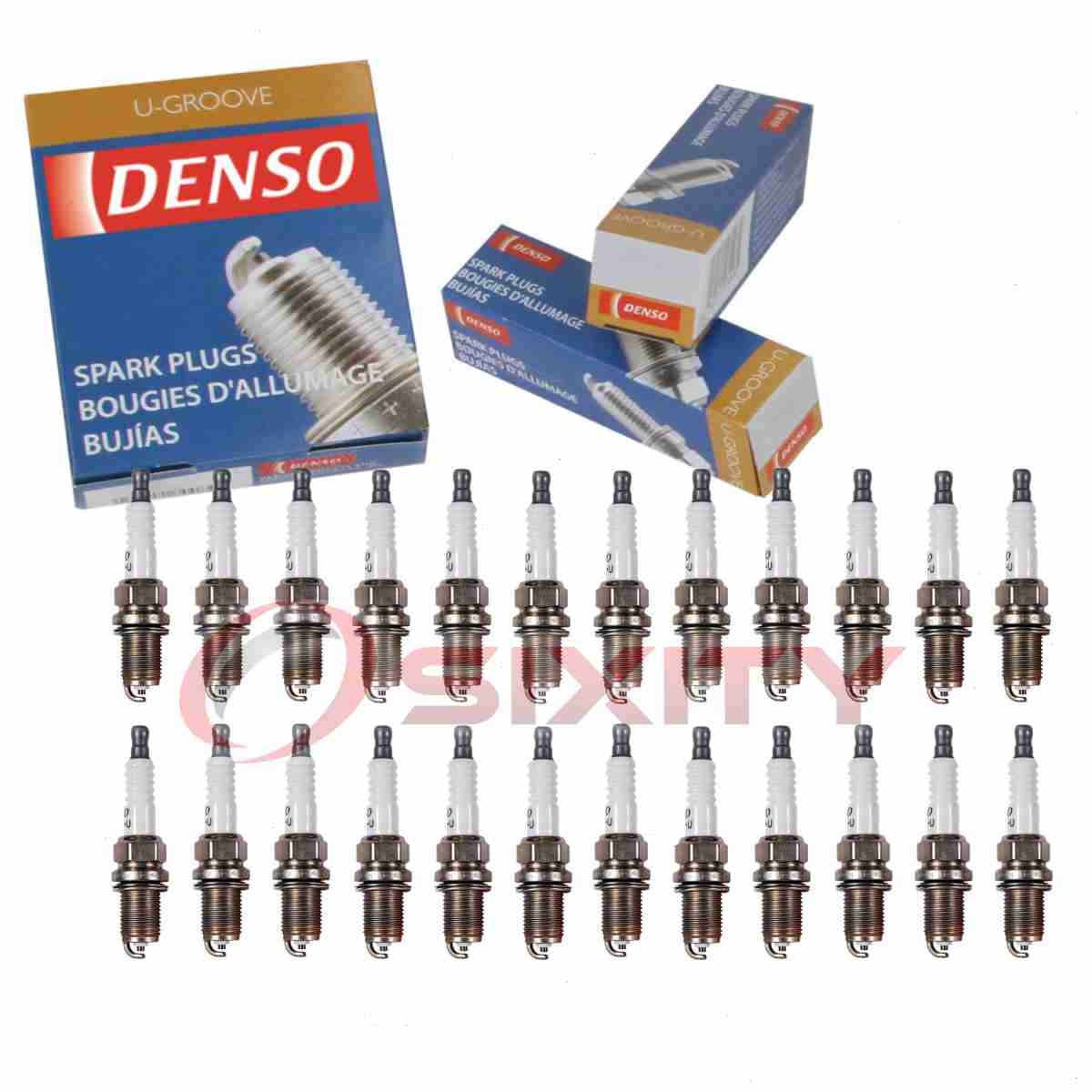 24 pc Denso Standard U-Groove Spark Plugs for 2015-2016 Mercedes-Benz S65 rv