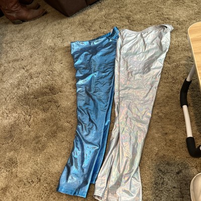 2 Pair Of Metallic Tights-S
