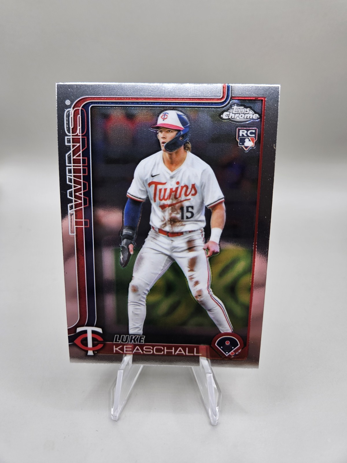 2025 Topps Chrome Update Luke Keaschall Rookie Base Card #USC106 MLB Twins