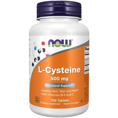 L-Cystein 500 mg 100 Tabletten Now Foods