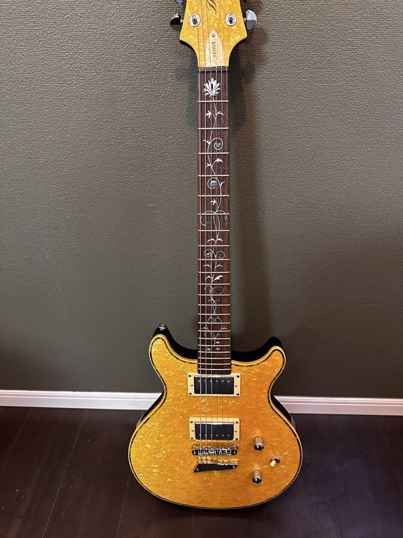 Electric Guitar Daisy Rock Venus Stardust Elite Venus Yellow