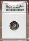 1900 BARBER DIME ANACS UNCIRCULATED DETAILS, NET AU50 OLD HOLDER 224210