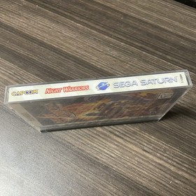 Night Warriors: Darkstalkers' Revenge Sega Saturn Disc+Case+Manual+Reg. Card