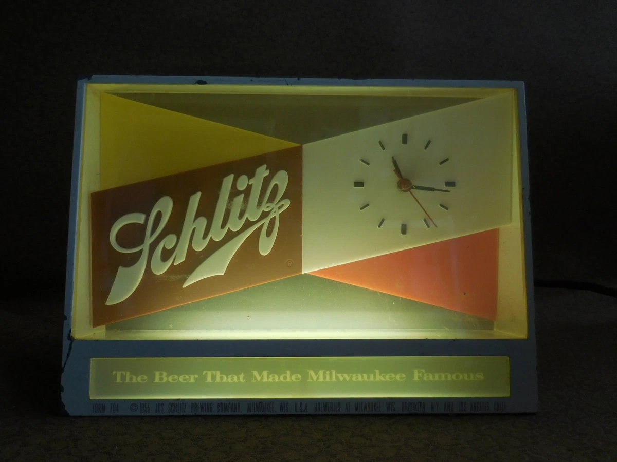 Schlitz Clock for sale | eBay