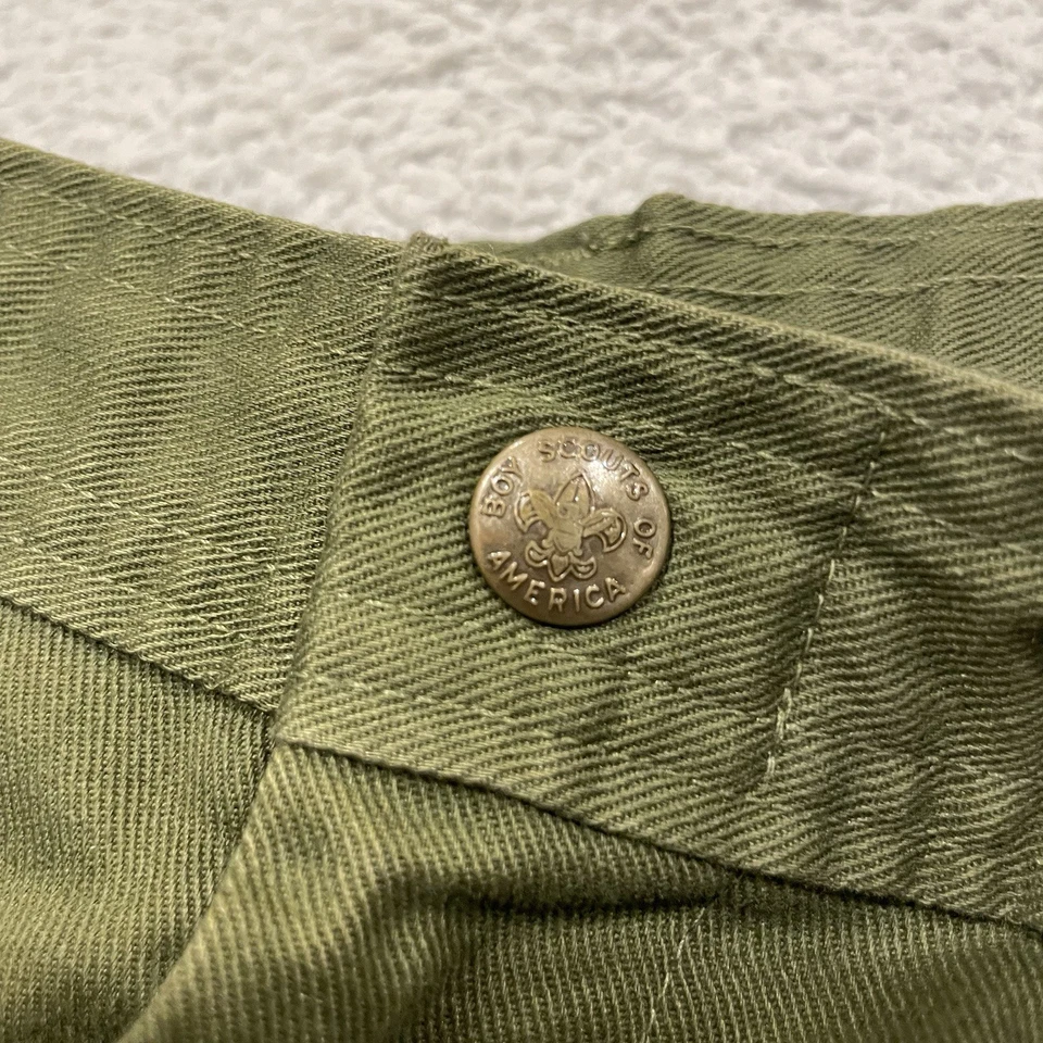 VTG Boy Scouts of America 8" Shorts Mens 30 Cargo Twill BSA Uniform Size 20 - Image 2 of 4