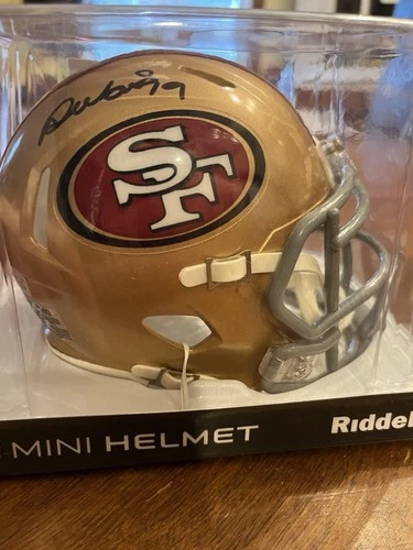 Deebo  Samuel Autographed San Francisco 49ers Mini Helmet Fanatics COA
