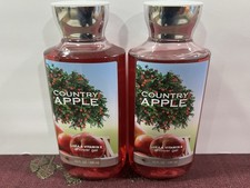 Bath  Body Works Country Apple Shower Gel Body Wash 10 fl oz / 295 mL  2 PACK 