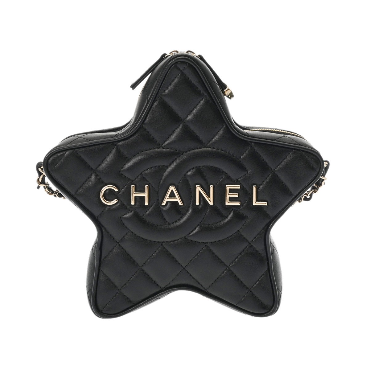 CHANEL Matelasse Star Chain Shoulder Bag in Lambskin AS4579 A738007
