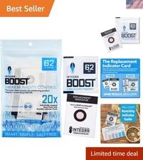 Ultimate 2-Way Humidity Control Pack - Preserve Flavor & Aroma at 62% RH for ...