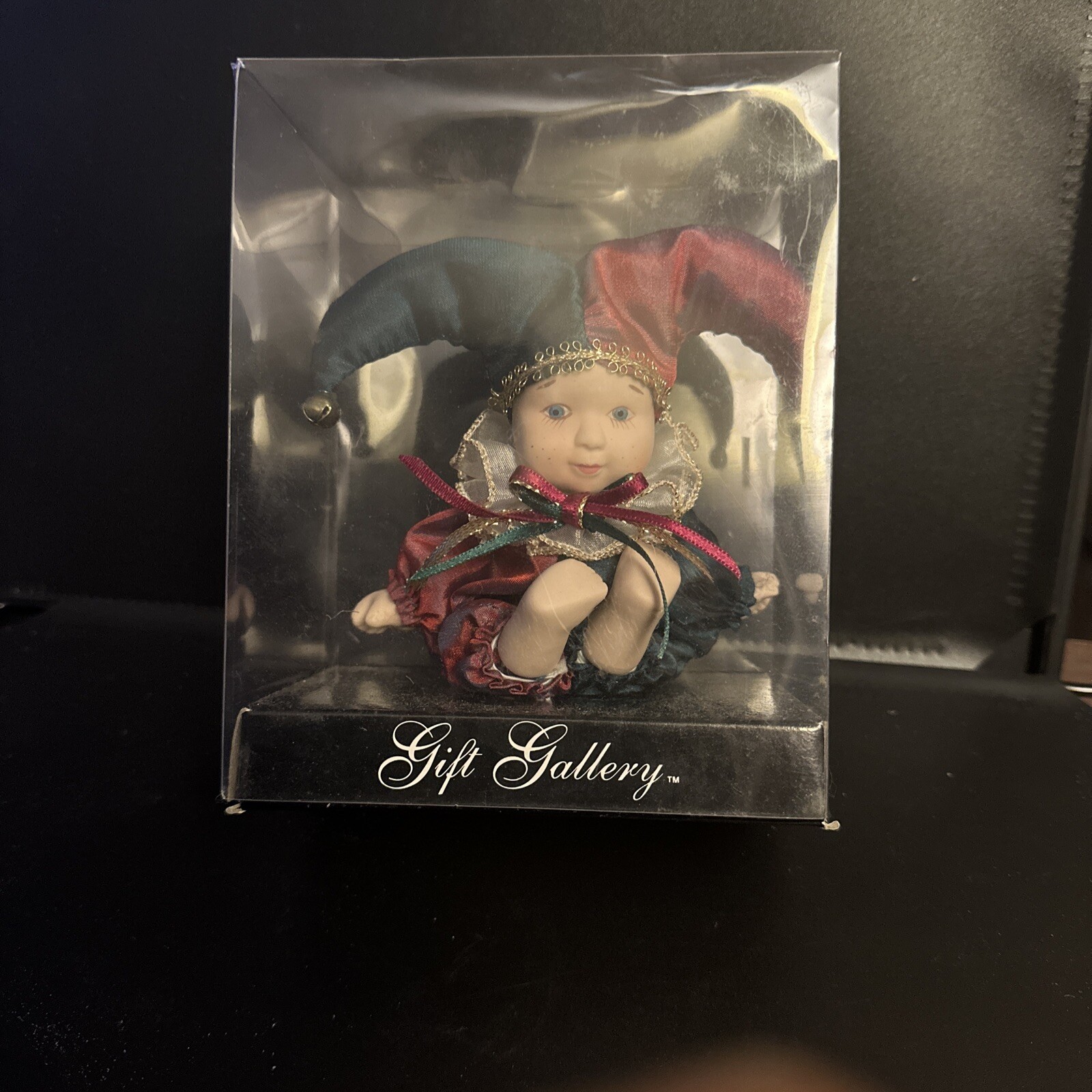 Vintage Porcelain Harlequin Jester Clown Doll Figurine Hand Painted eBay