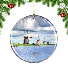 Holland Leeuwarden Christmas ornament city travel souvenir
