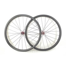 29er MTB XC Bicycle Carbon Wheelset 30*30mm Tubeless Matte Glossy 24/28/32Holes