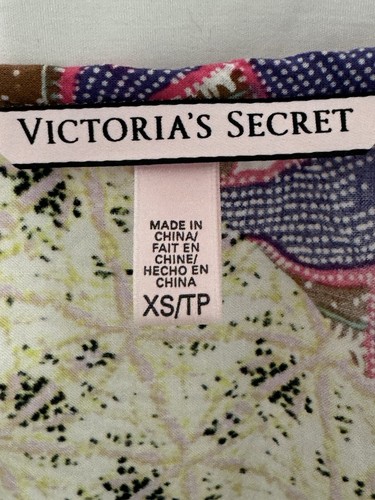 Victorias Secret Swim Cover Up Dress, Size XS Multicolored Floral - Picture 9 of 14