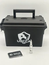 MTM Case-Gard Ammunition Box USCCA Logo Patch And Bullet Shaped Flash Drive