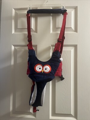 Toddler Safety Harness Backpack with Owl Eyes Walking Assistant Learning Wings