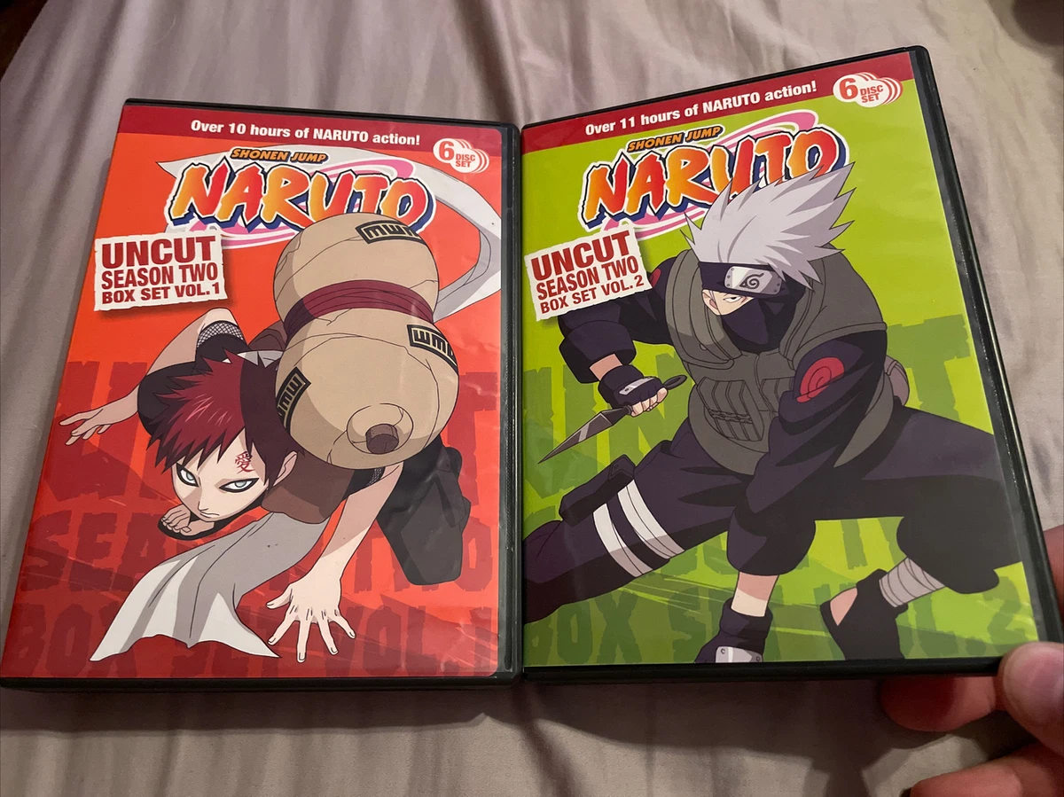 Naruto Uncut Box Set: Season 2, Vol 1 & 3 - DVD Box Set