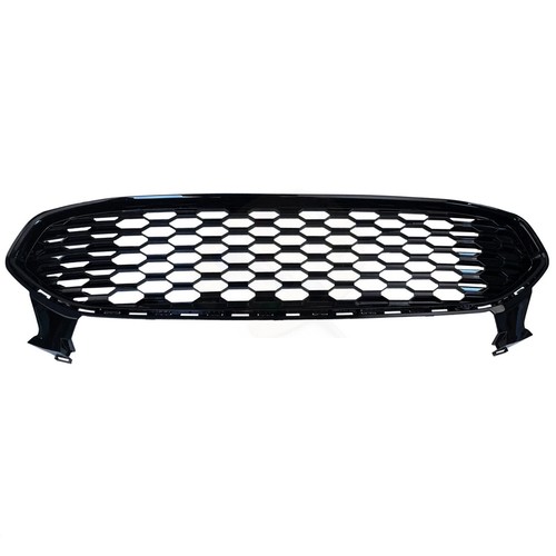 For 2013-2016 Ford Fusion Front Upper Bumper Grille Honeycomb Grill Gloss Black - Foto 15 di 22