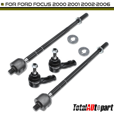 Evan-Fischer Front Inner Tie Rod End Set For 2003-2006 Ford Focus – Left & Right (2-Piece) - View #2