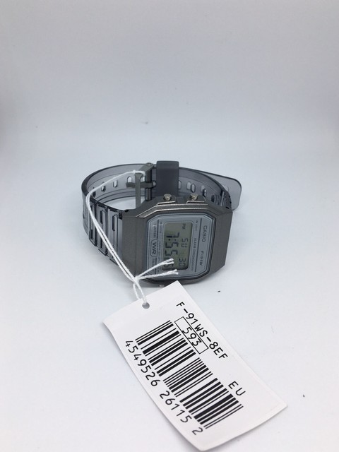 Casio Collection Ladies Quartz Watch Stop Function Acrylic Resinband F-91ws-8ef for sale online 