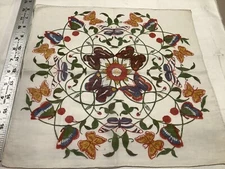 11514🌟Vintage Novelty Designer FOARD “Butterfly Study” Handkerchief