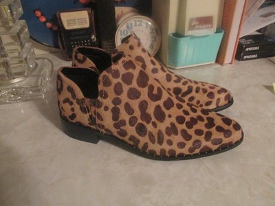 steve madden leopard chelsea boots